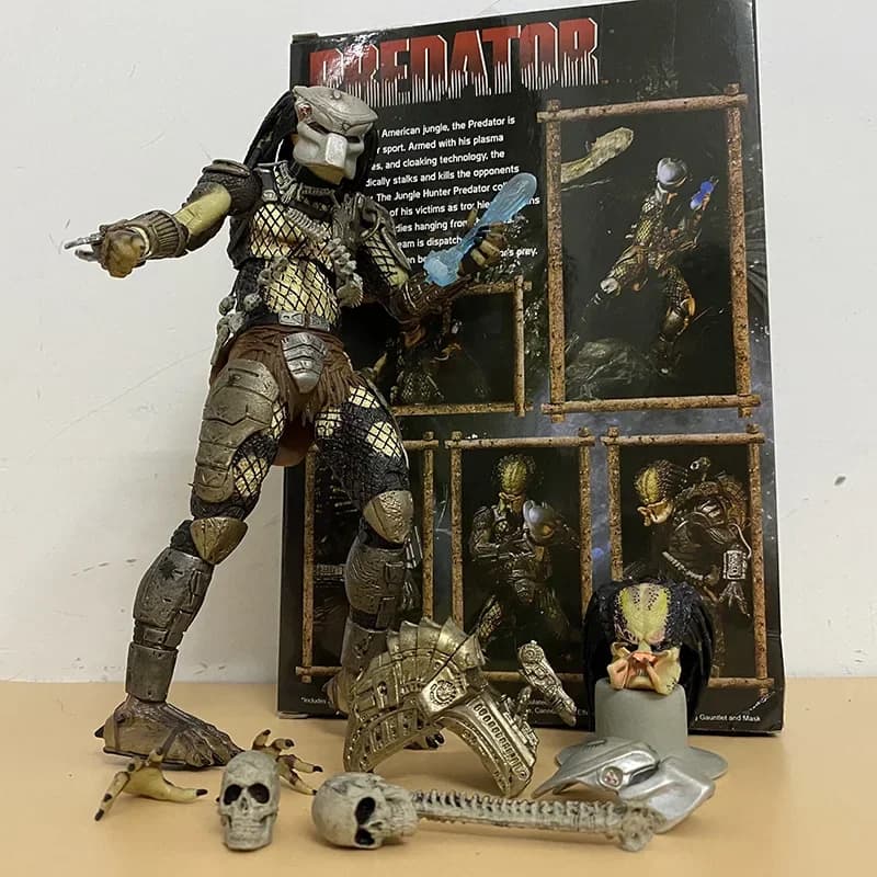 Action Figure NECA Alien Jungle Hunter Predator, Modellino da Collezione, Giocattolo da Libreria