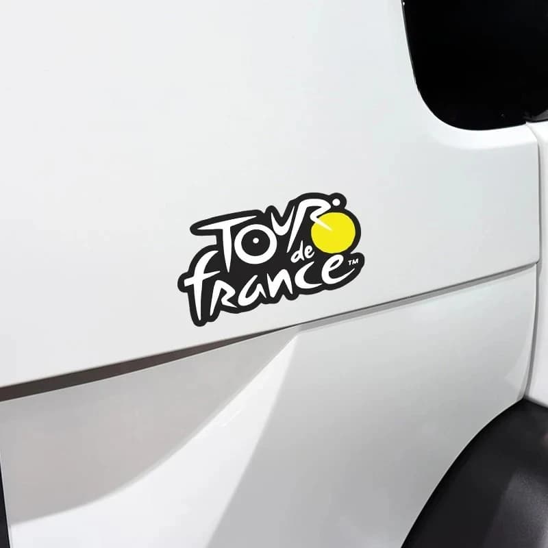 Adesivo in vinile con logo Tour de France, adesivo impermeabile per bici da strada, mountain bike e casco da ciclismo, 1 pezzo