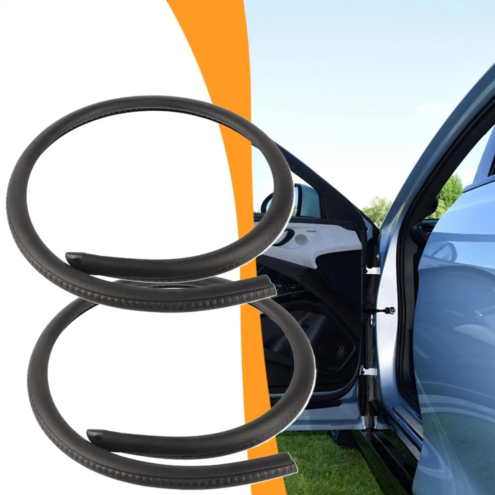 Guarnizione in gomma a scatto per portiera auto, striscia sigillante impermeabile per bordi auto, protezione per camion, SUV, camper e casa