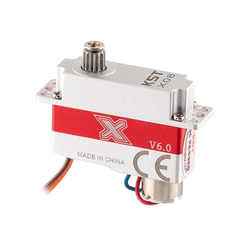 KST X08 V6.0 Metal Gear 2.8Kgf.cm 0.09sec Micro Servo digitale per alianti RC