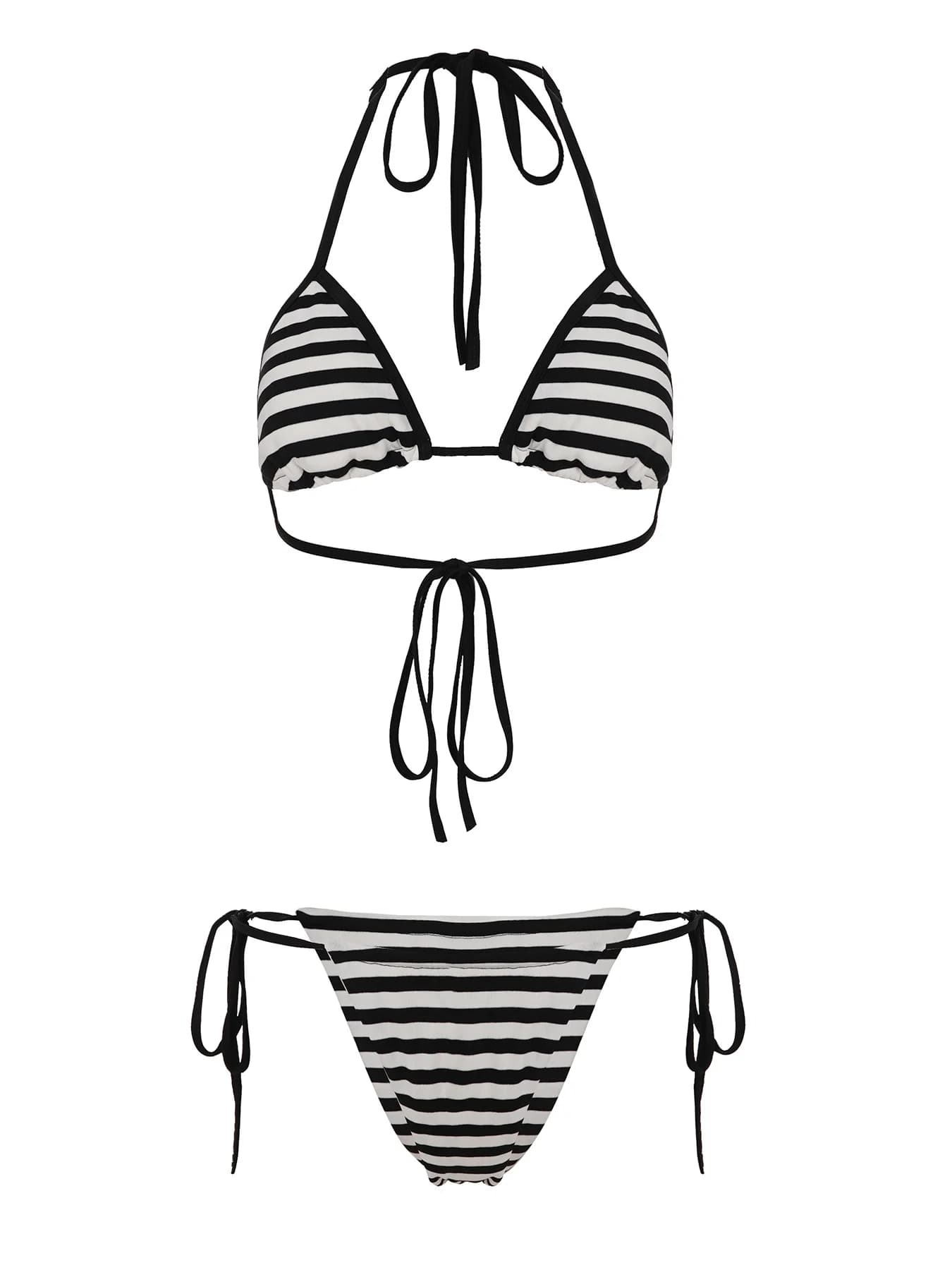 Nuovo costume da bagno bikini sexy multicolore con stampa zebrata, stile europeo e americano, moda da spiaggia per donna.