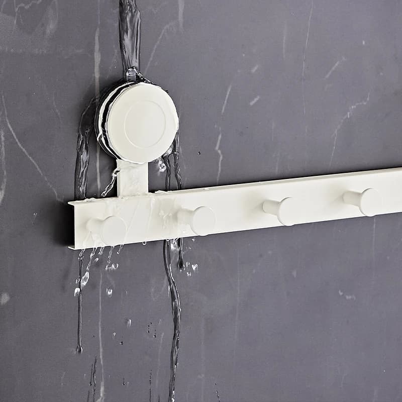 Nuova ventosa stile semplice bagno nuovo design appendiabiti punzonatura gratuita appendiabiti Gancio asciugamano Gancio appendiabiti a parete ganci all'uncinetto