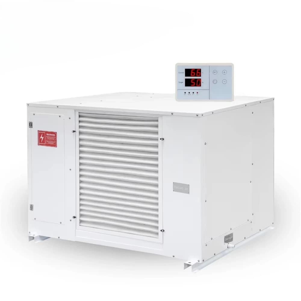 ETL CE 597L/Day 1262 Pint Grow Room Climate Control Industrial Greenhouse Dehumidifier - Ceiling/Ducted, 460V, WiFi