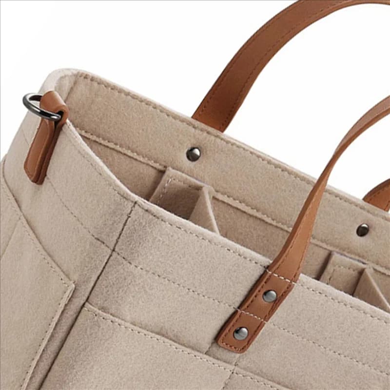 CYGJ-2X Feltro per bambini Stoccaggio Nursery Organizer Cestino Borsa per pannolini per neonati con manico Caddy Fasciatoio per pannolini Portaoggetti per bambini A