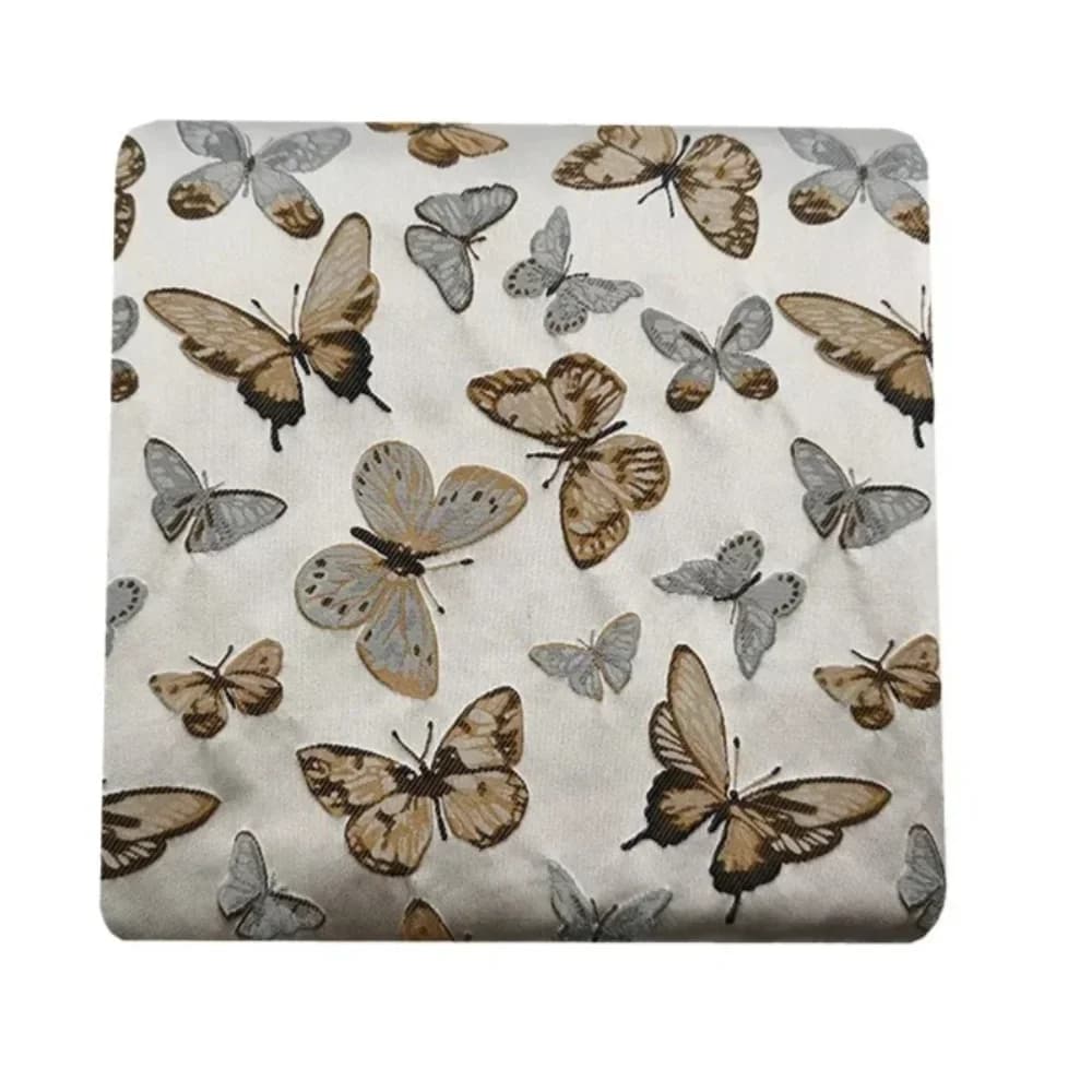 Embossed Jacquard Brocade Fabric Butterfly Three-dimensional for Dress Trench Coat Suit Cheongsam Hanfu Sewing Per Meter