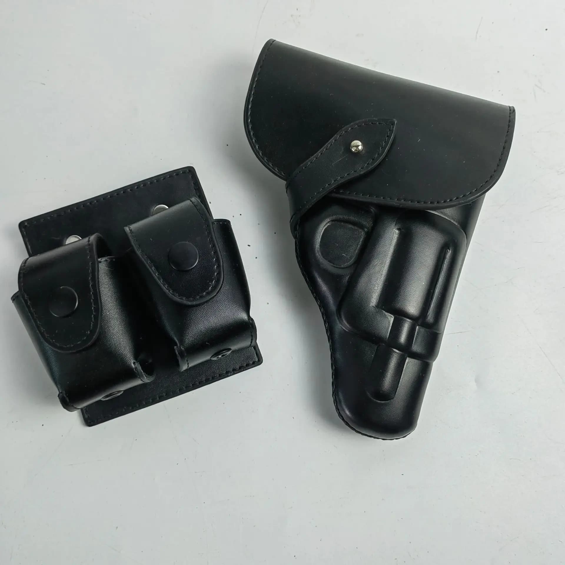 9mm/10mm ZP5 Revolver Fondina in pelle di vacchetta Plainclothes Vita Quickdraw Tattico 05 Stile Fondina per pistola girevole