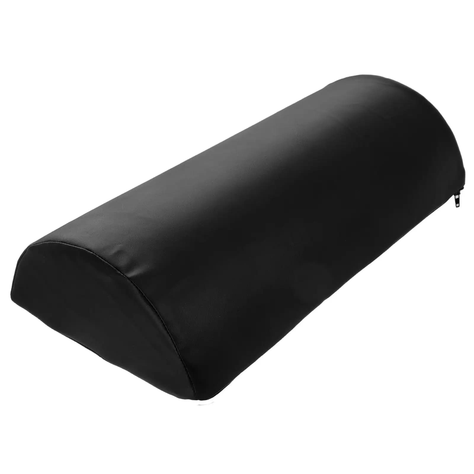 Cuscino di rinforzo per gambe ascensore semicircolare nero cuscino di rinforzo per massaggio tavolo