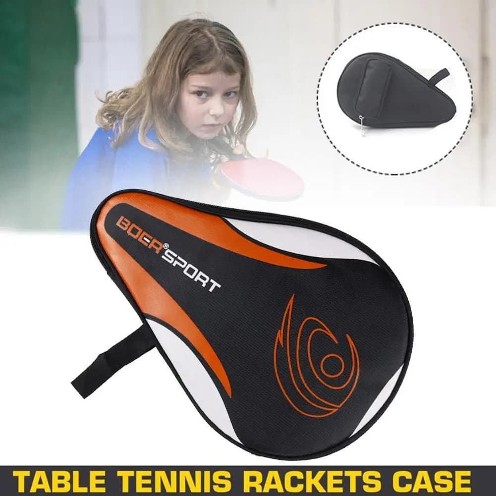 1 pc Ping Pong Bat Bag Black/Blue Oxford Cloth Sponge Ping Pong Pong Case Paddle Blade Stack