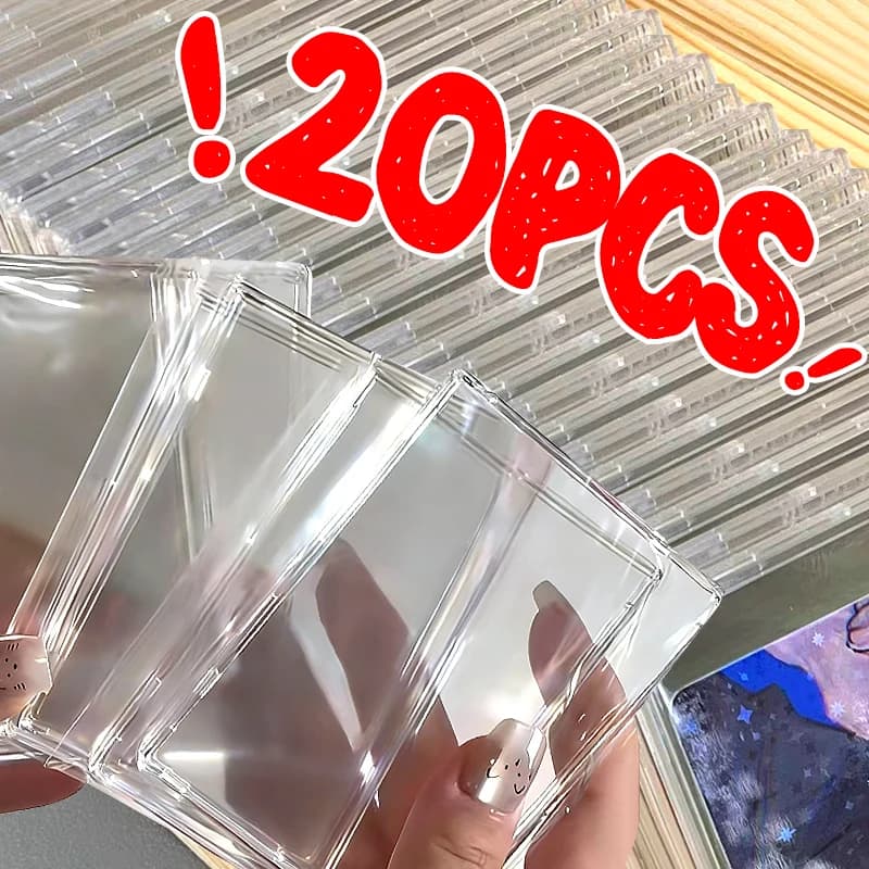1/20 pcs envelopes for cards transparent acrylic protective case for anti-scratch protective case with table displays