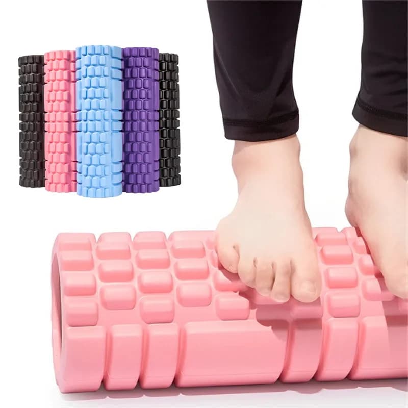 30cm EVA Yoga Column Gym Fitness Pilates Foam Roller Back Massage Roller Yoga Brick Home Fitness Equipment muslimah
