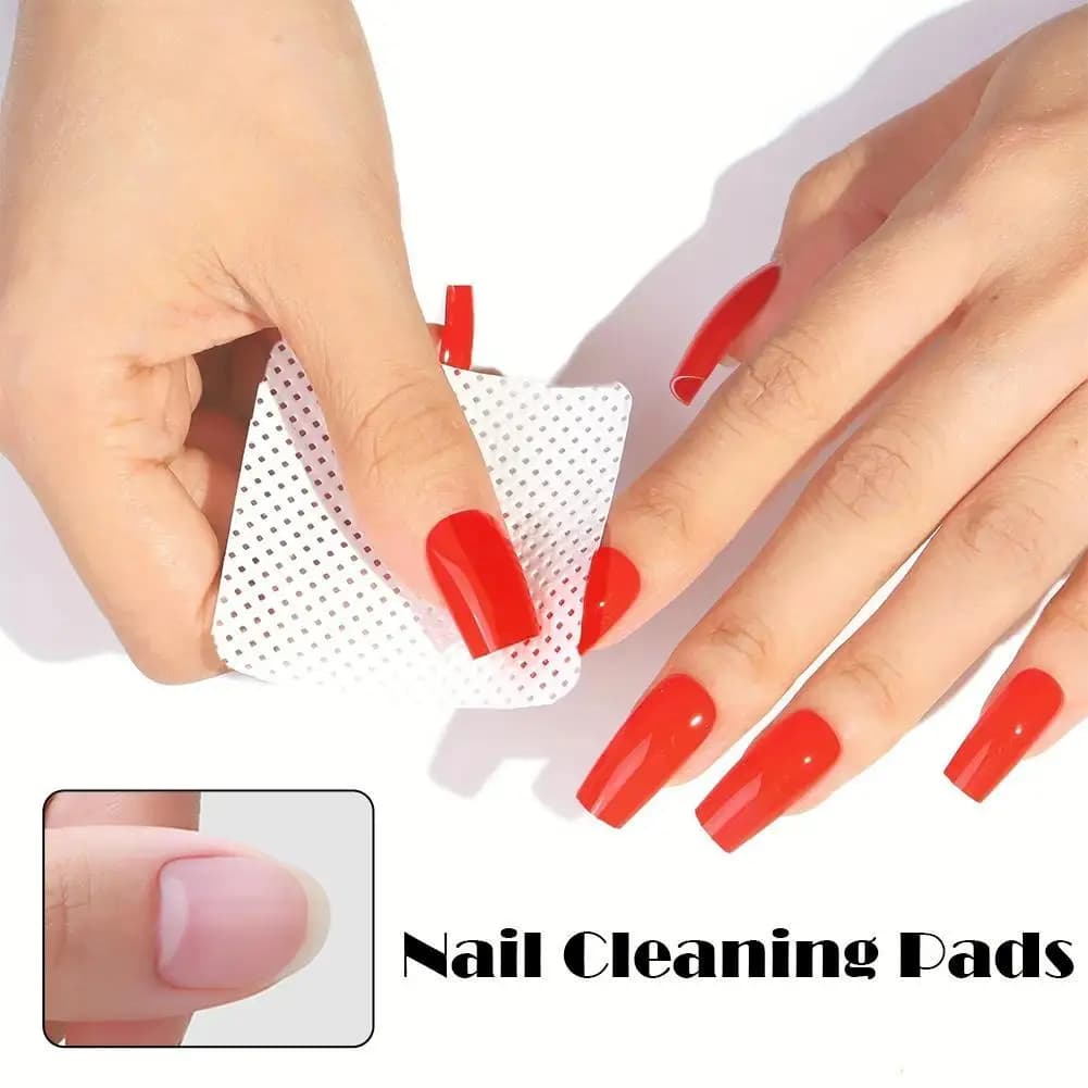 200 Tablets Saws to Remove Nail Polish Nail Polish Nail Cleaners, Nonwoven Nail Bearings for Beauty salon for Women and Girls