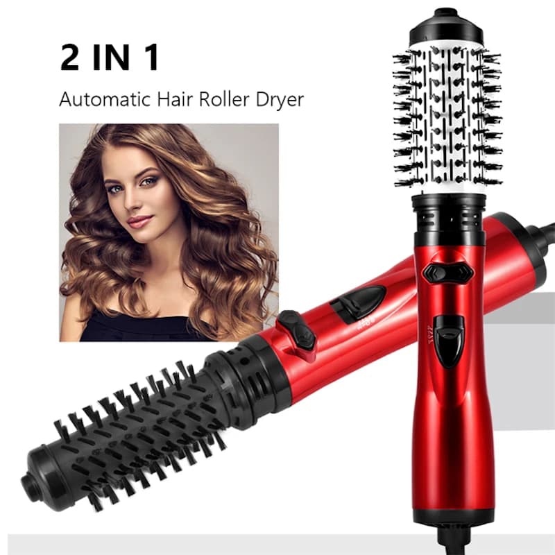 2-in-1 professional automatic rotary hair dryer bigodino comb hot air brush ion multifunctional styling tool