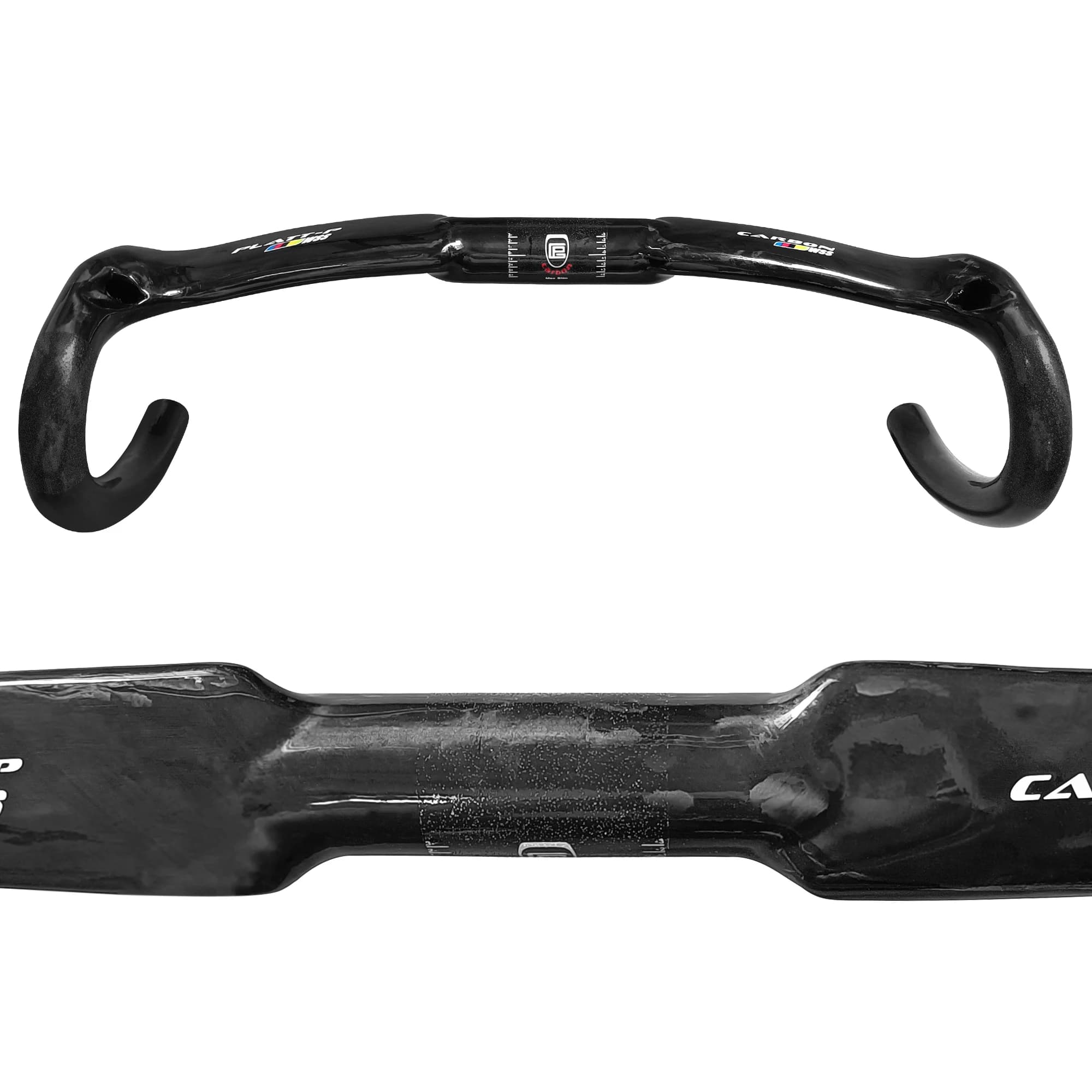 Manubrio per bicicletta interamente in fibra di carbonio, manubrio per bicicletta ultraleggero e durevole con cavo interno da 15,75/16,54/17,32 pollici