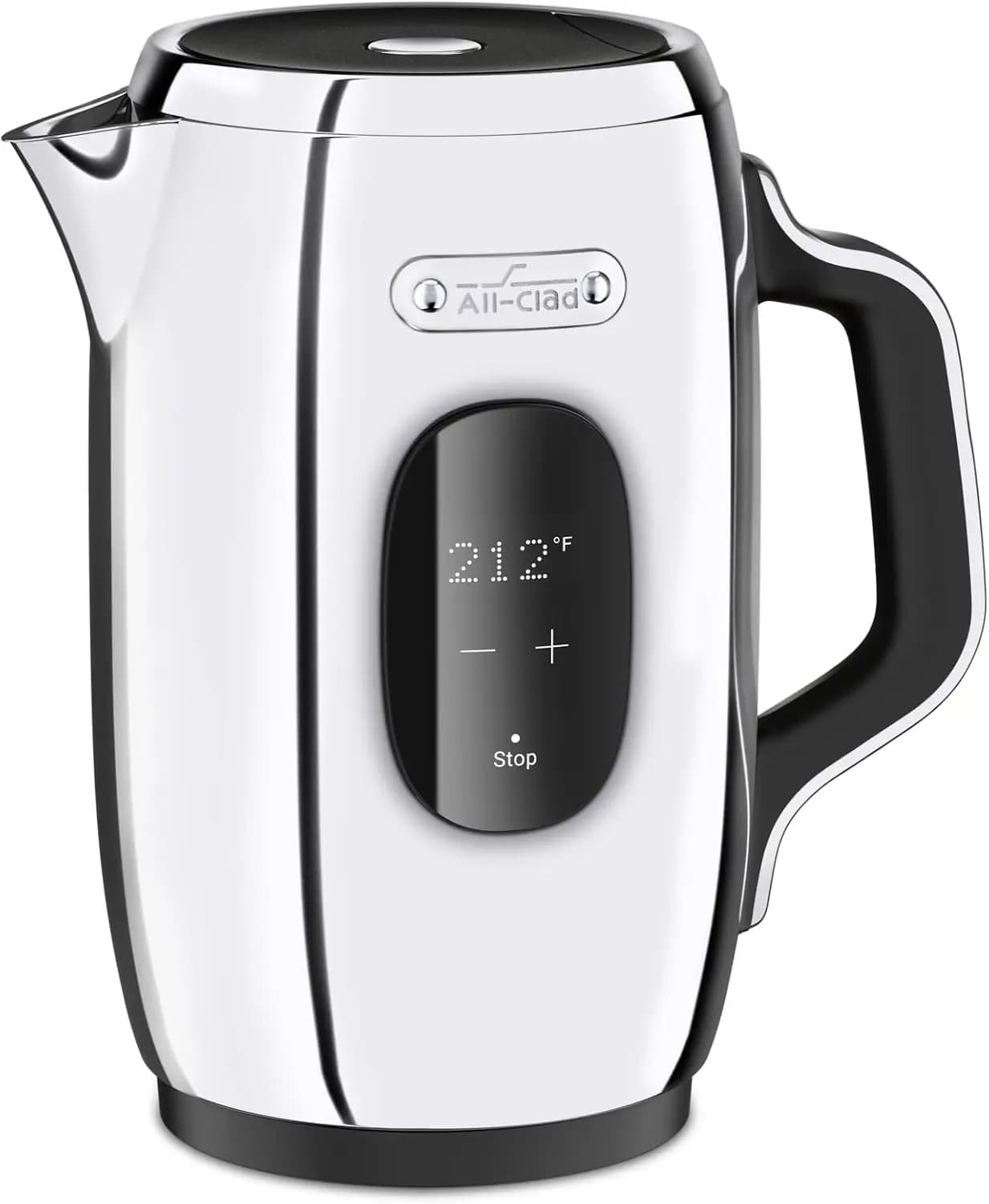 Bollitore Elettrico in Acciaio Inossidabile con Funzione Mantenimento Calore, Temperatura Regolabile, Ebollizione Rapida, Design Sicuro al Tatto
