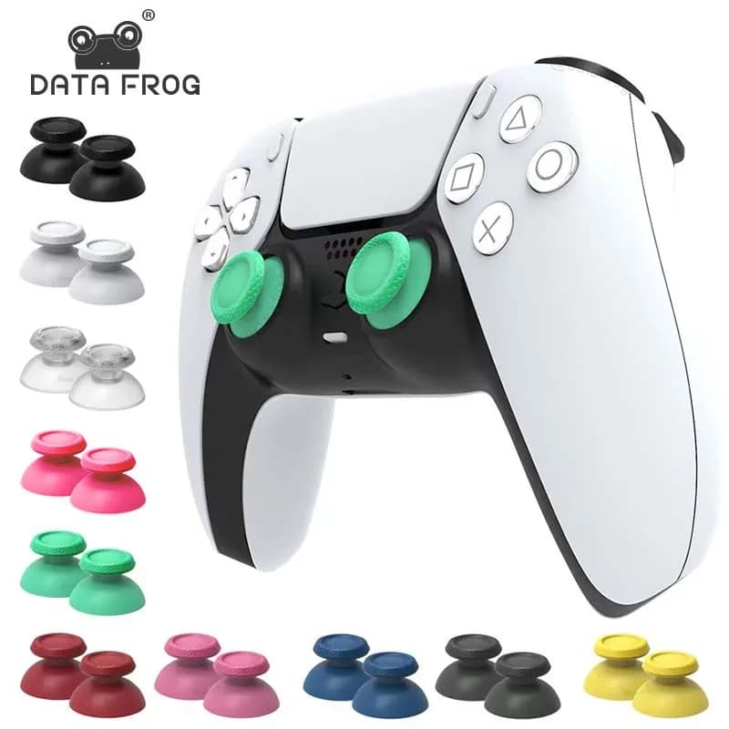 DATA FROG Joystick Parti di ricambio Thumb Sticks Botton per controller PS5 Tappo stick analogico per gamepad Playstation 5