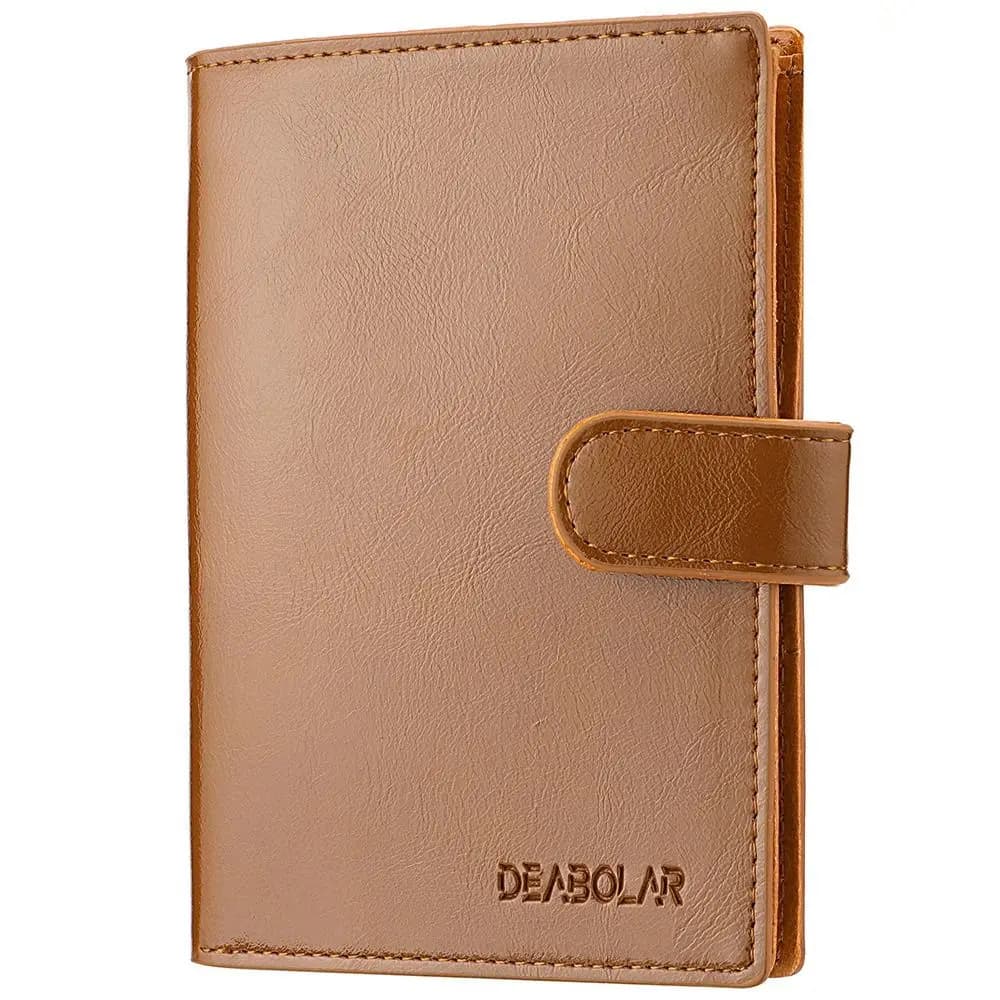 Letter Large Capacity PU Leather Travel Accessories Women Mony Bag Passport Holder Passport Protective Cover Men Purse Wallets