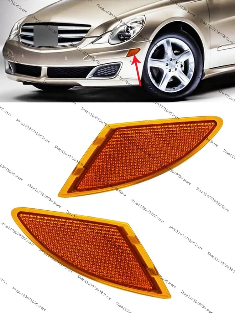 Per Mercedes-Benz W251 R320 R350 R500 R6 Auto Paraurti Anteriore Indicatore di Direzione Lampada Della Luce 2518200121 2518200221