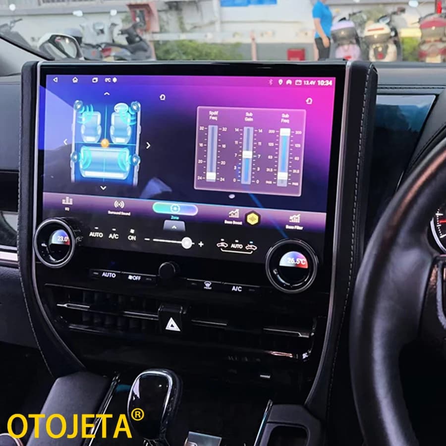 14.6" For Toyota Alphard Vellfire 30 35 Series A30 A35 Upgraded Alphard 40 Series A40 2024 Android Screen Carplay GPS Head Unit