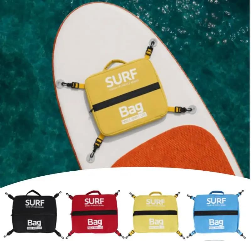 Waterproof 600D Oxford Cloth Paddleboard Cooler Deck Bag - Paddle Board Cooler Bag Soft Insulated Cooler for Paddleboard, Kayak