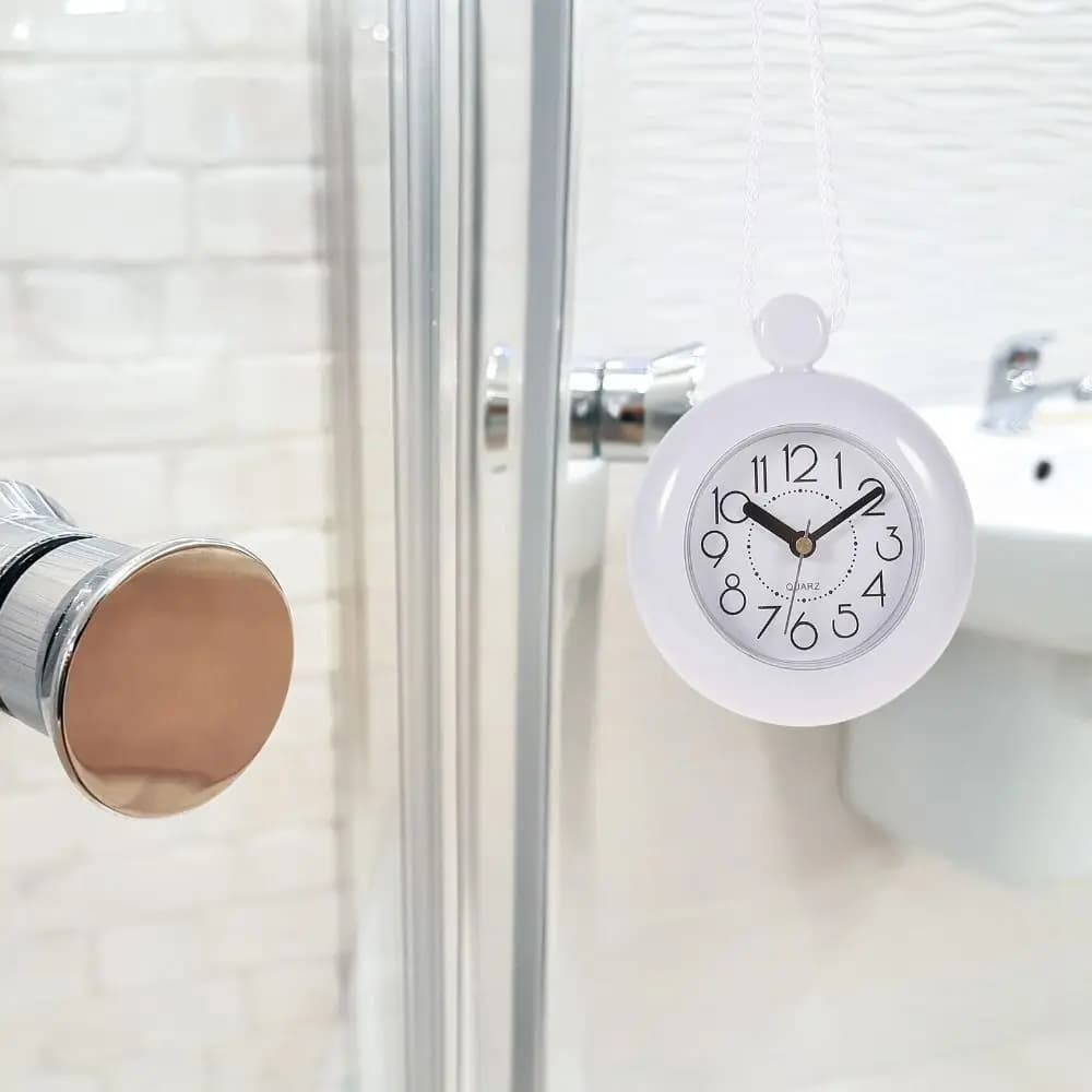 Orologio da parete impermeabile per bagno in piscina semplice sveglia digitale appesa orologi da esterno impermeabili asciugamano muto appeso adornano