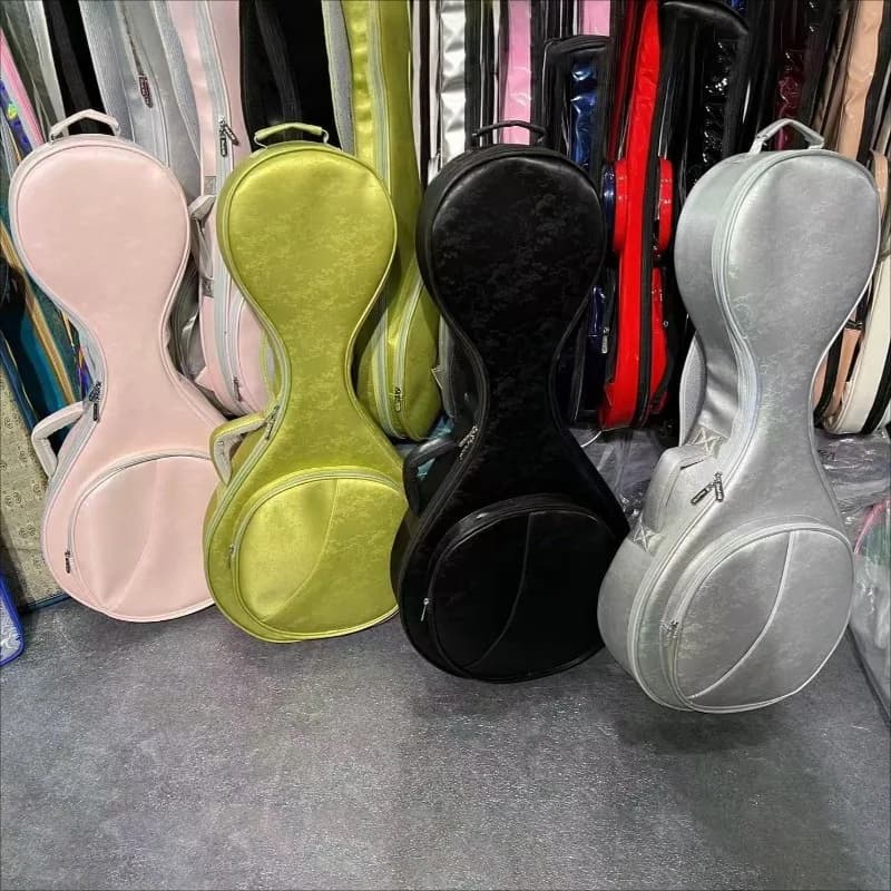 Zhongruan handbag in thickened leather Anti-shocket waterproof straps Zhongruan portable backpack Musical instrument accessories