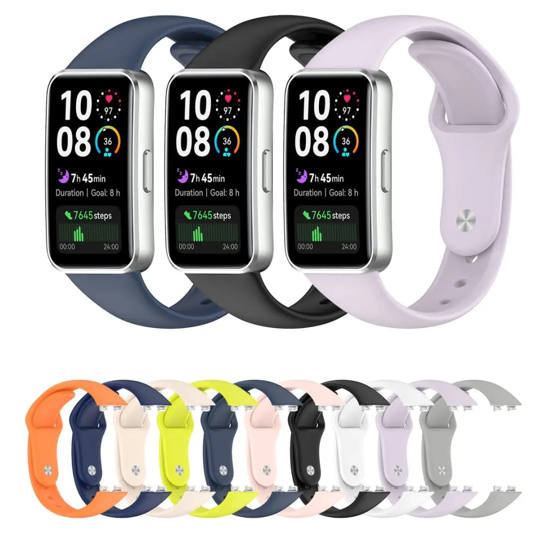 Cinturino in morbido silicone adatto per cinturini Smartwatch Huawei Band 8 9 10