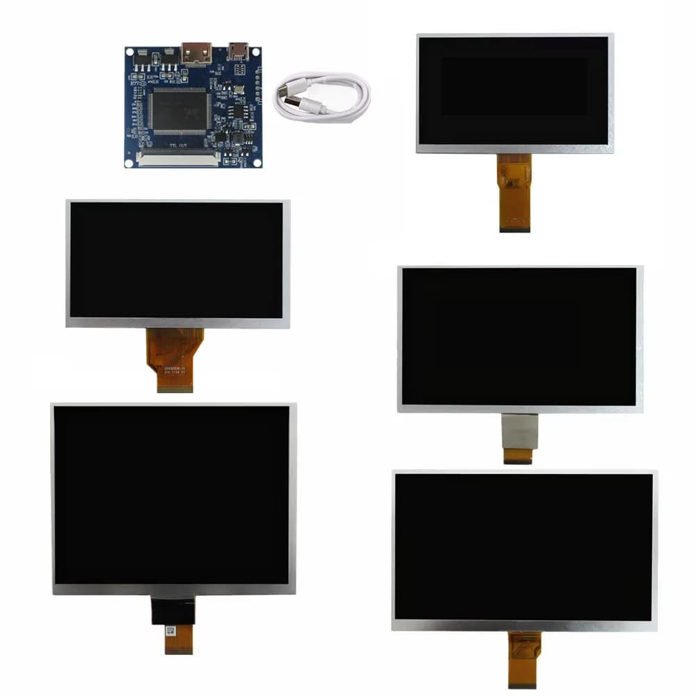Monitor con controller HDMI-compatibile per schermi LCD da 6.5/7/9/10.1 pollici per Mini Computer PC Banana/Orange/Raspberry Pi