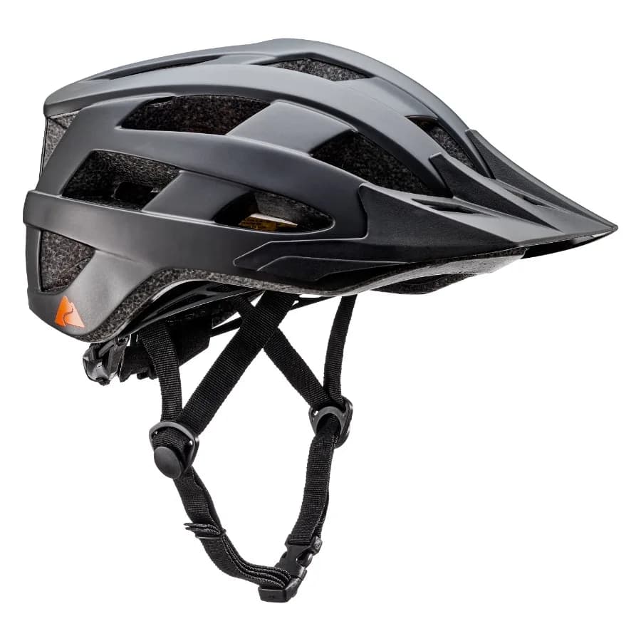 Youth Bike Helmet Black Adjustable Ages 8+