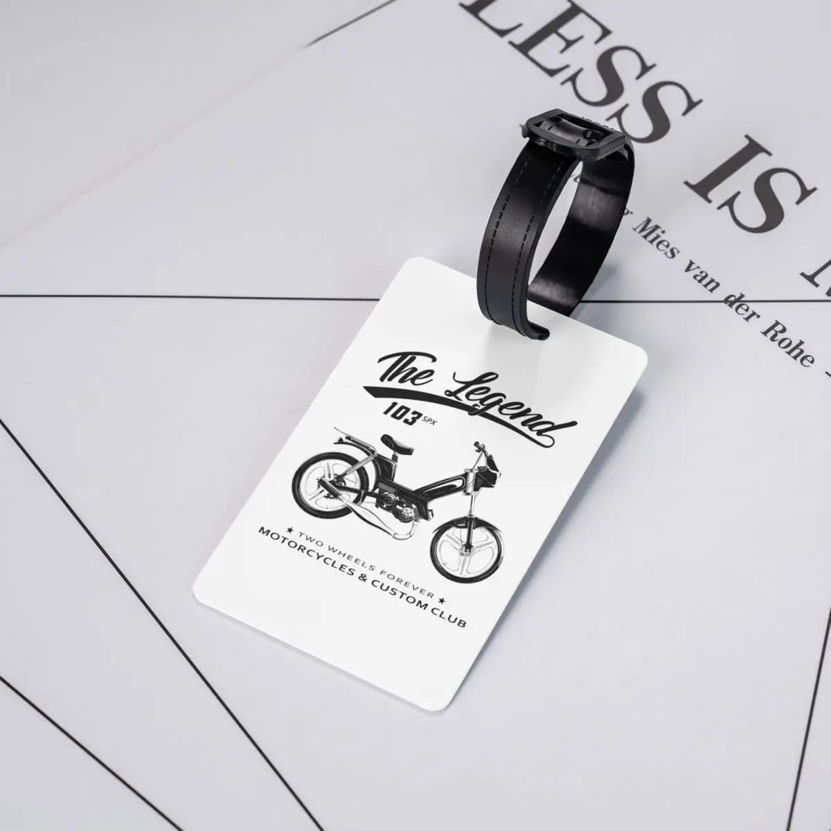 Etichette per Bagagli Moped 103 SPX, Accessori per Valigie, Etichette per Bagagli da Viaggio, Porta Etichette con Nome e Indirizzo