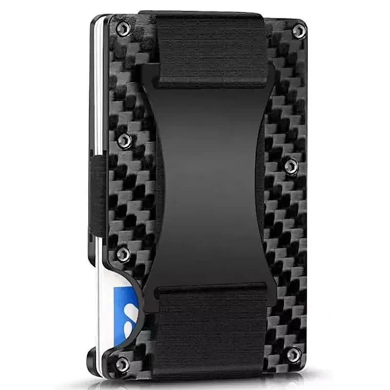 Business Card Holder Rfid Carbon Fiber Card Holder Women's Sottile Mini Card Holder Men's Card Holder Multi-Card Bags
