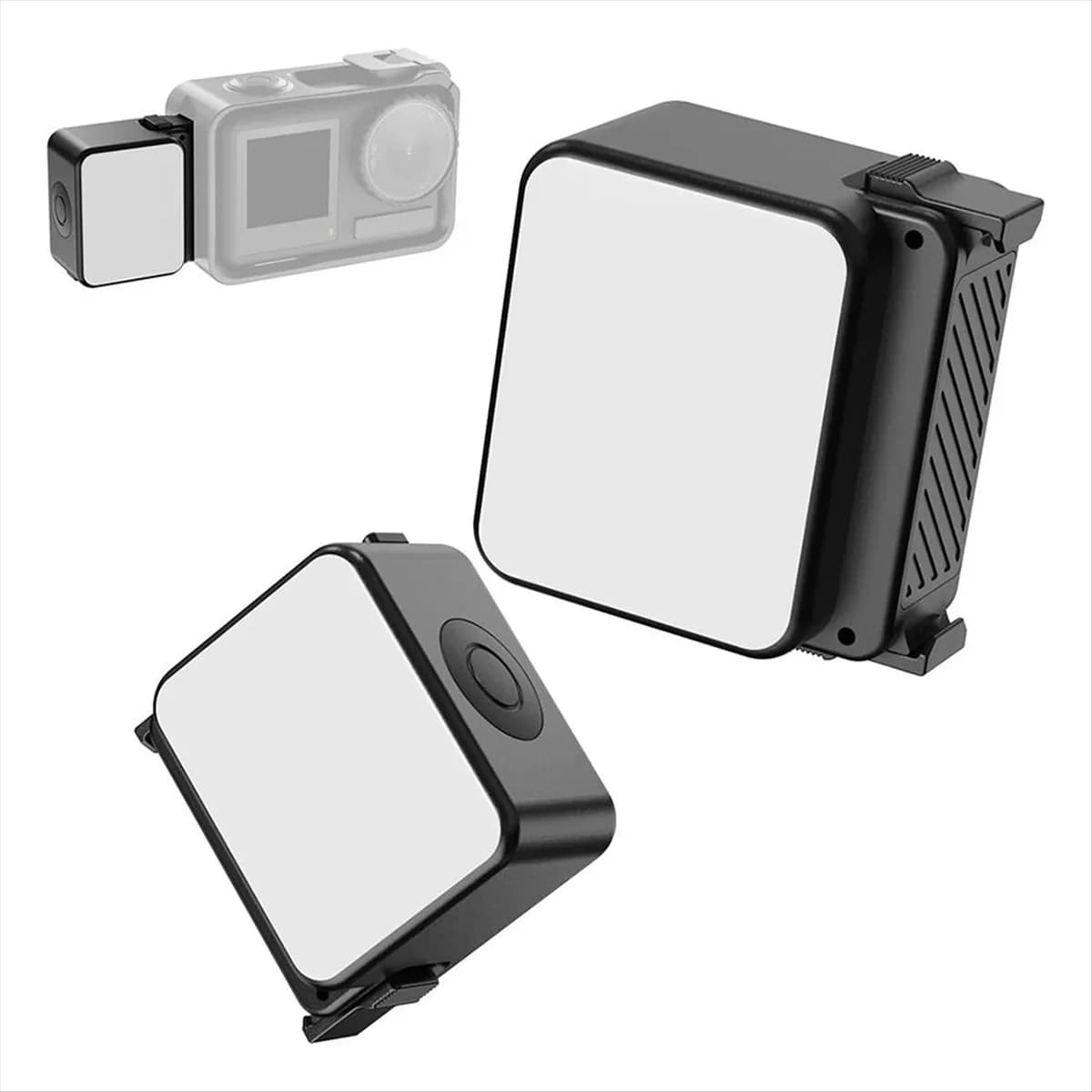 Mini LED Light for DJI Action 5Pro/4/3 Pocket Lights 5600K Filling Lamp with Color Temperature Magnetic Photo Light Quick Release