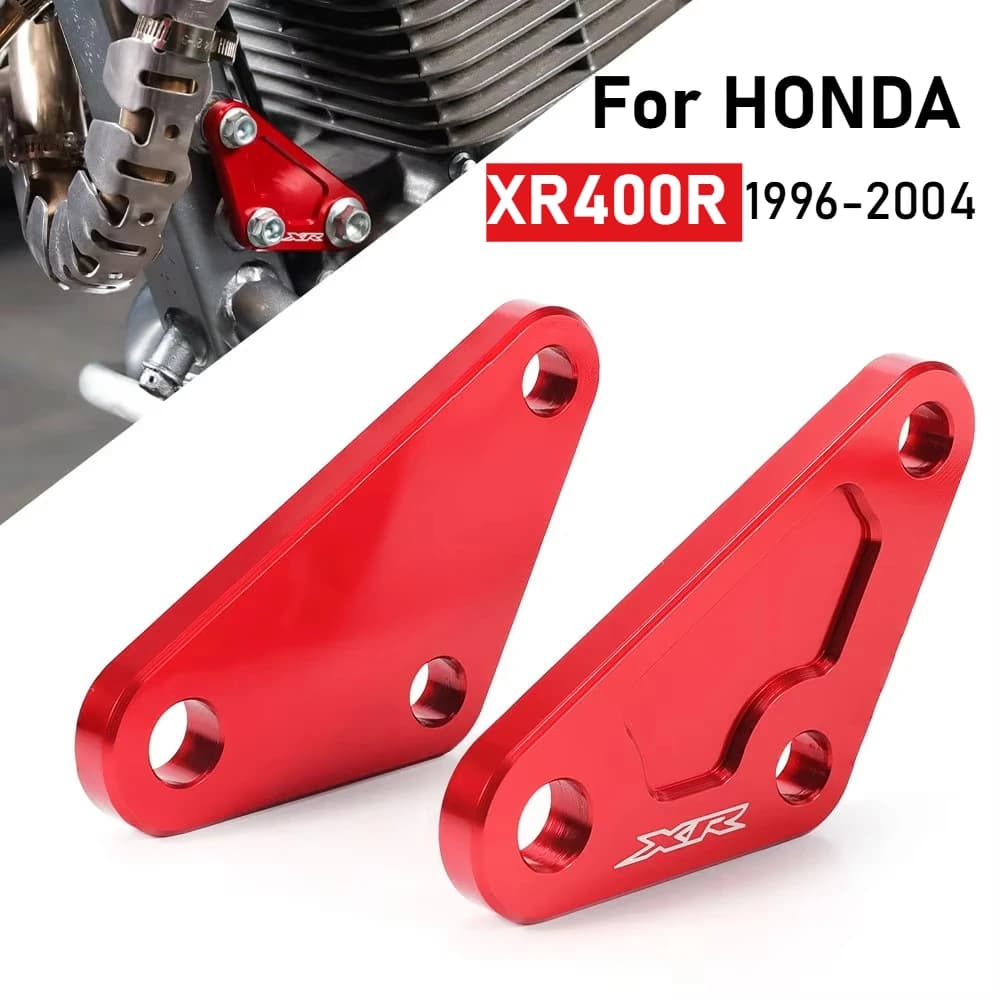 For HONDA XR400R 1996-2004 Front Engine Hanger Plate XR 400R Motorcycle Frame Body Aluminum Mount Bracket Red Accessories