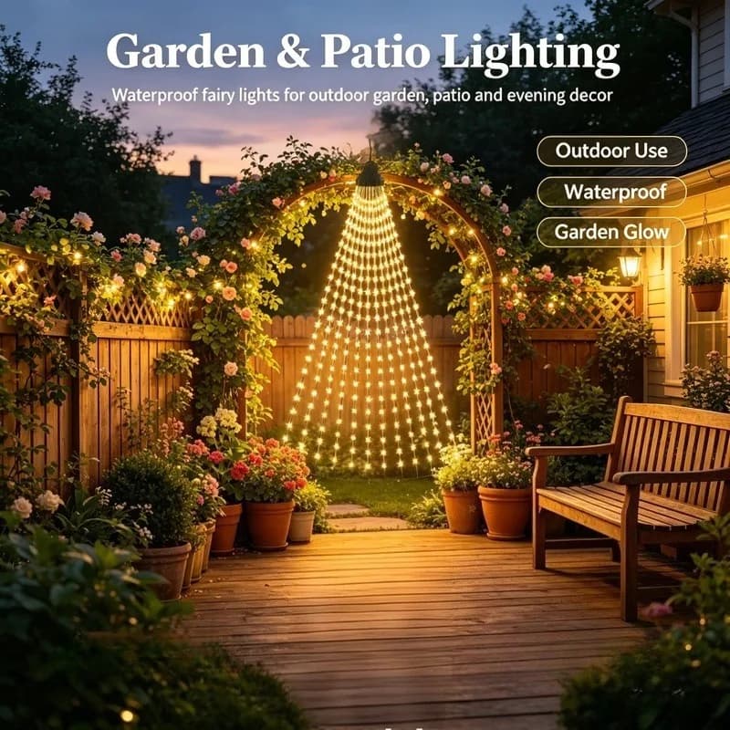 USB Fairy Lights, Waterproof LED String Lights with 8 Lighting Modes for Indoor Outdoor Christmas Decor