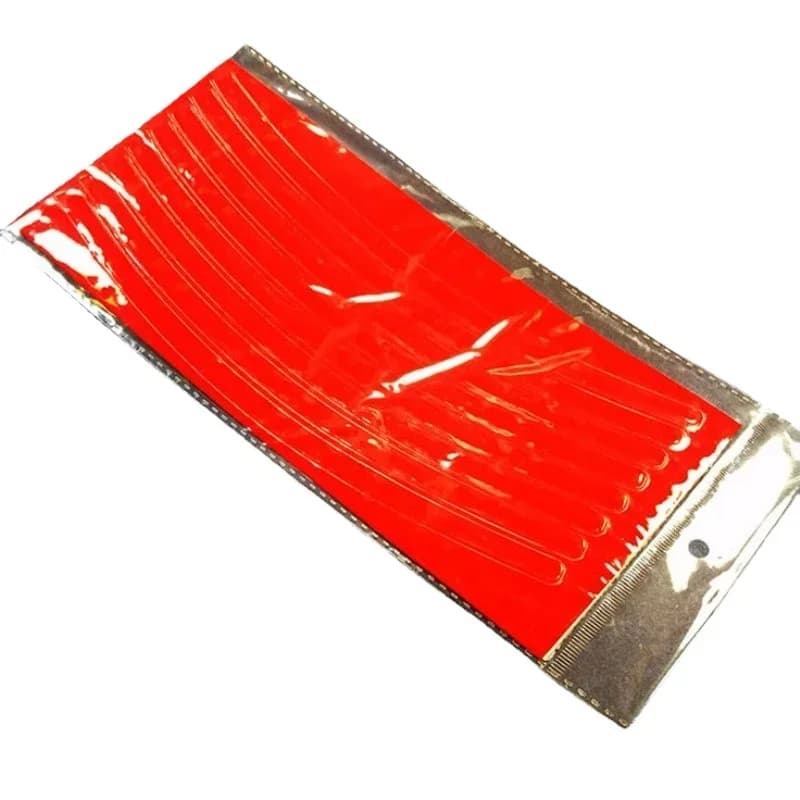 1 pacchetto Della Bicicletta riflettore 21cm x 8cm Fluorescente Della Bicicletta Della Bici Sticker Ciclismo Wheel Rim Riflettente Degli Autoadesivi Della Decalcomania