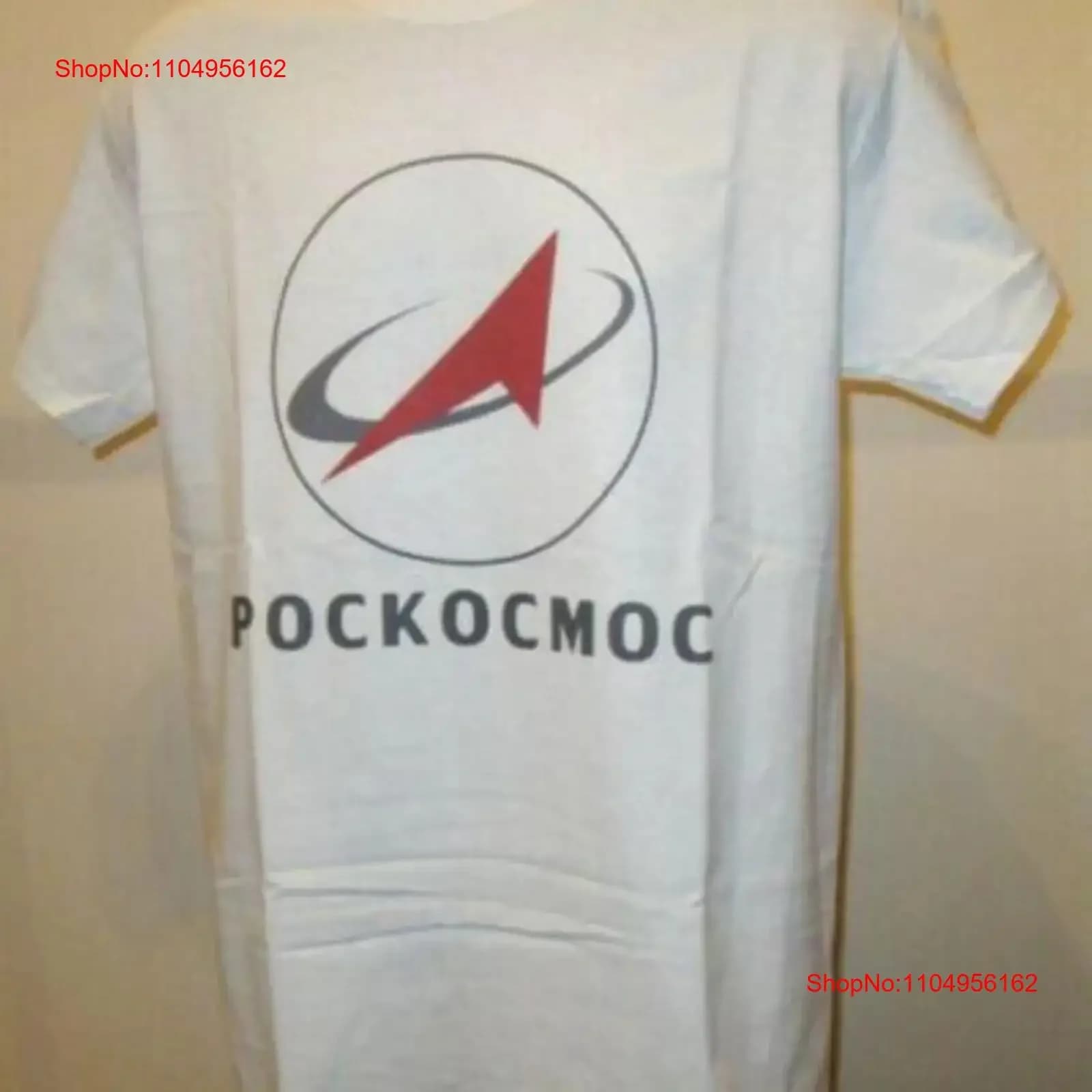 Roscosmos T Shirt Retro Style White 350 vintage Washed Top For Everyday Wear fashion Versatile Comfortable designer clothes