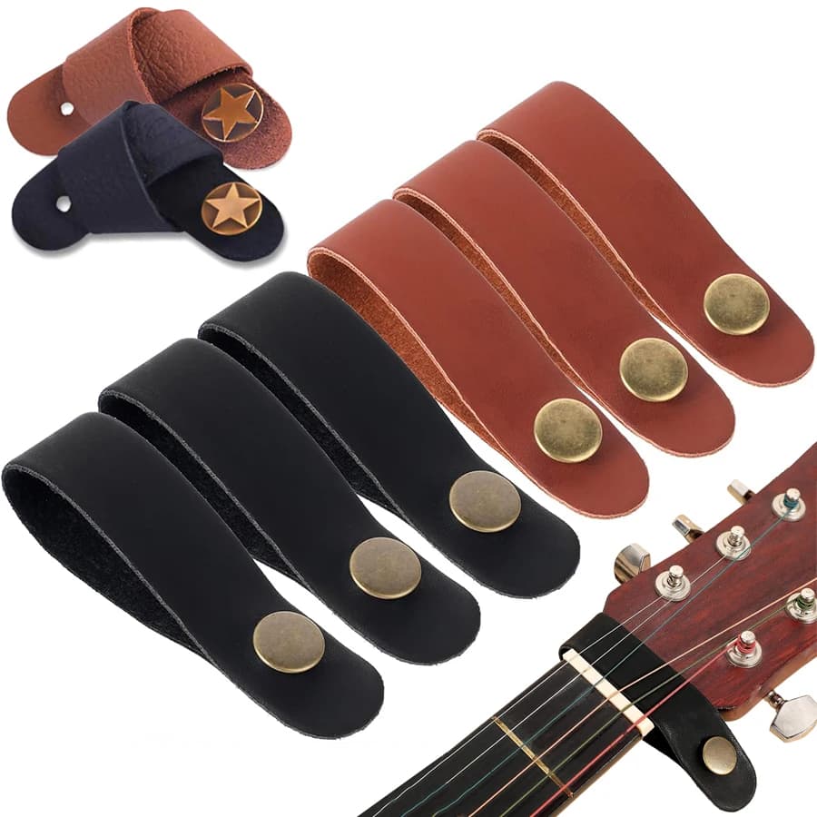 Corda per legare il manico della chitarra Materiale PU Tracolla per chitarra folk per chitarra Ukulele Basso Accessori per strumenti per chitarra convenzionale