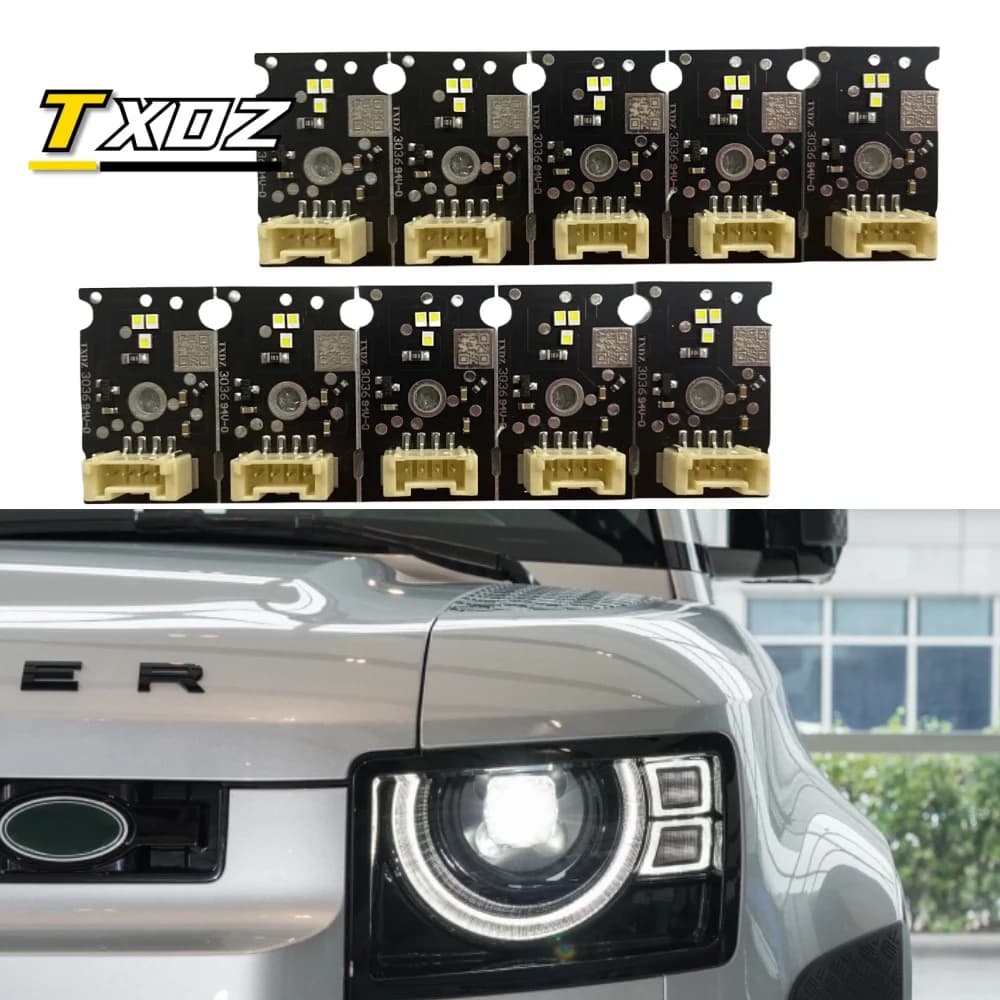 10X White Daytime Running Light Boards per 2020 2021 2022 Land Rover Defender LED Headlight DRL CML-G5M3 5120-1