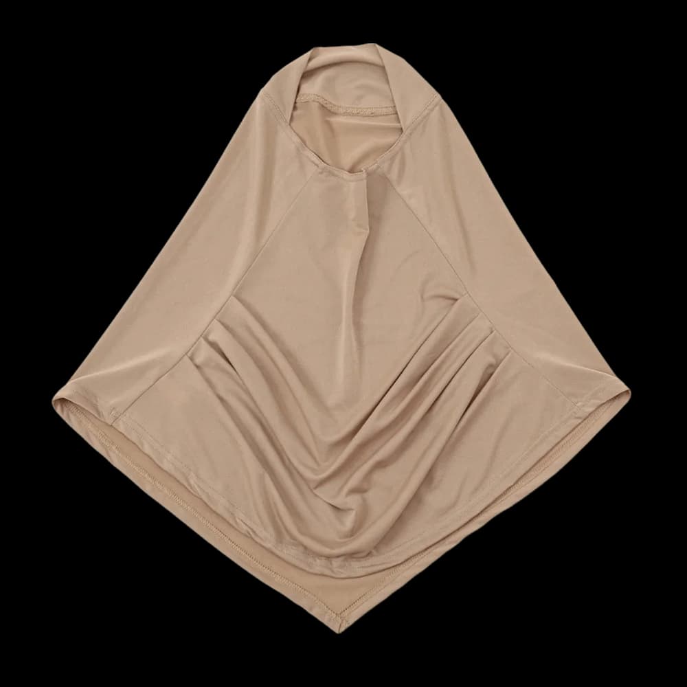 Hijab Istantaneo Traspirante, Leggero, Design Semplice, Sciarpa Sportiva in Rayon Stropicciato, Copertura Completa del Collo, Turbante per Sport