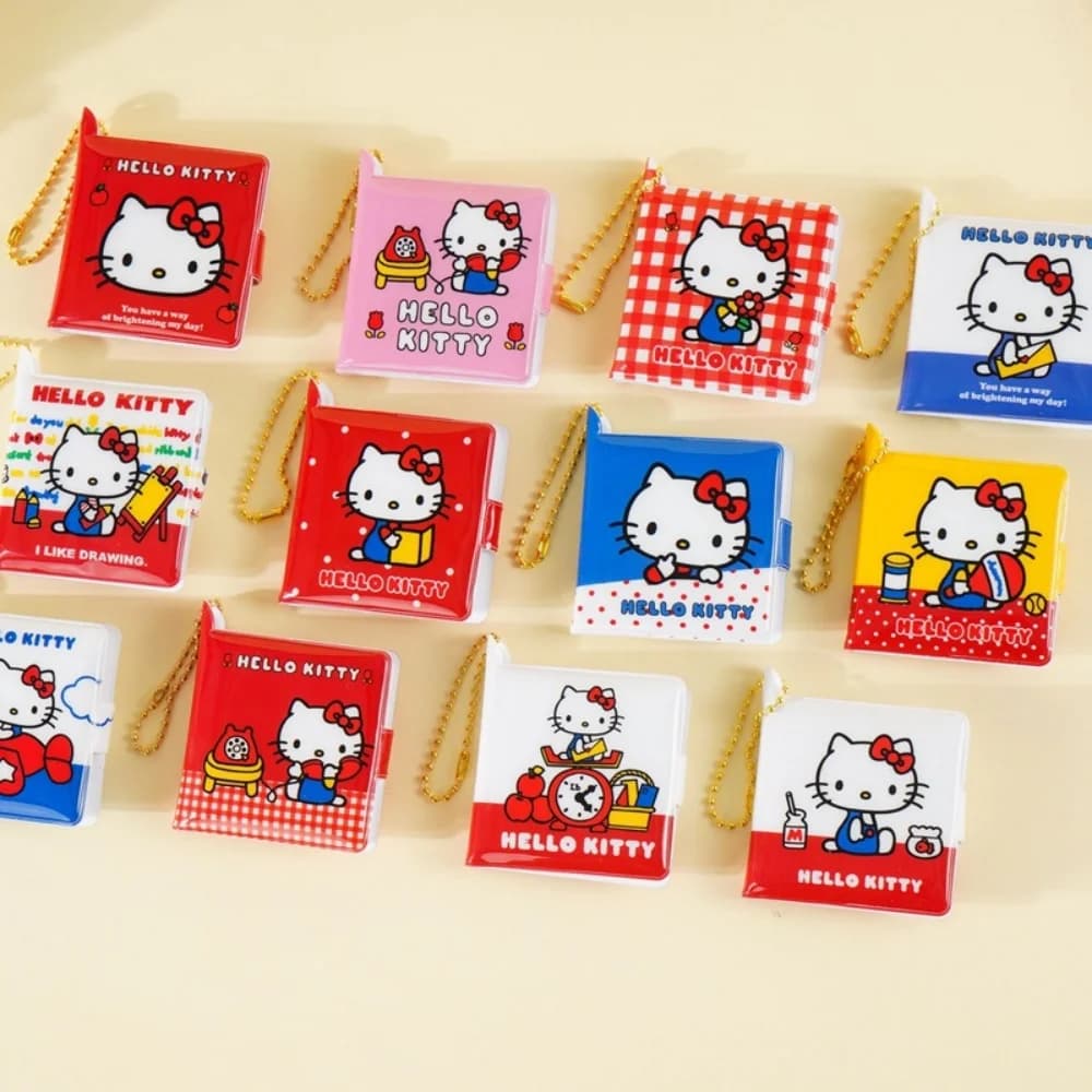 Mini Quaderno Originale Sanrio con Bottoni, Hello Kitty, Agenda Portatile, Libro per Appunti, Cancelleria Scolastica, Regalo di Compleanno