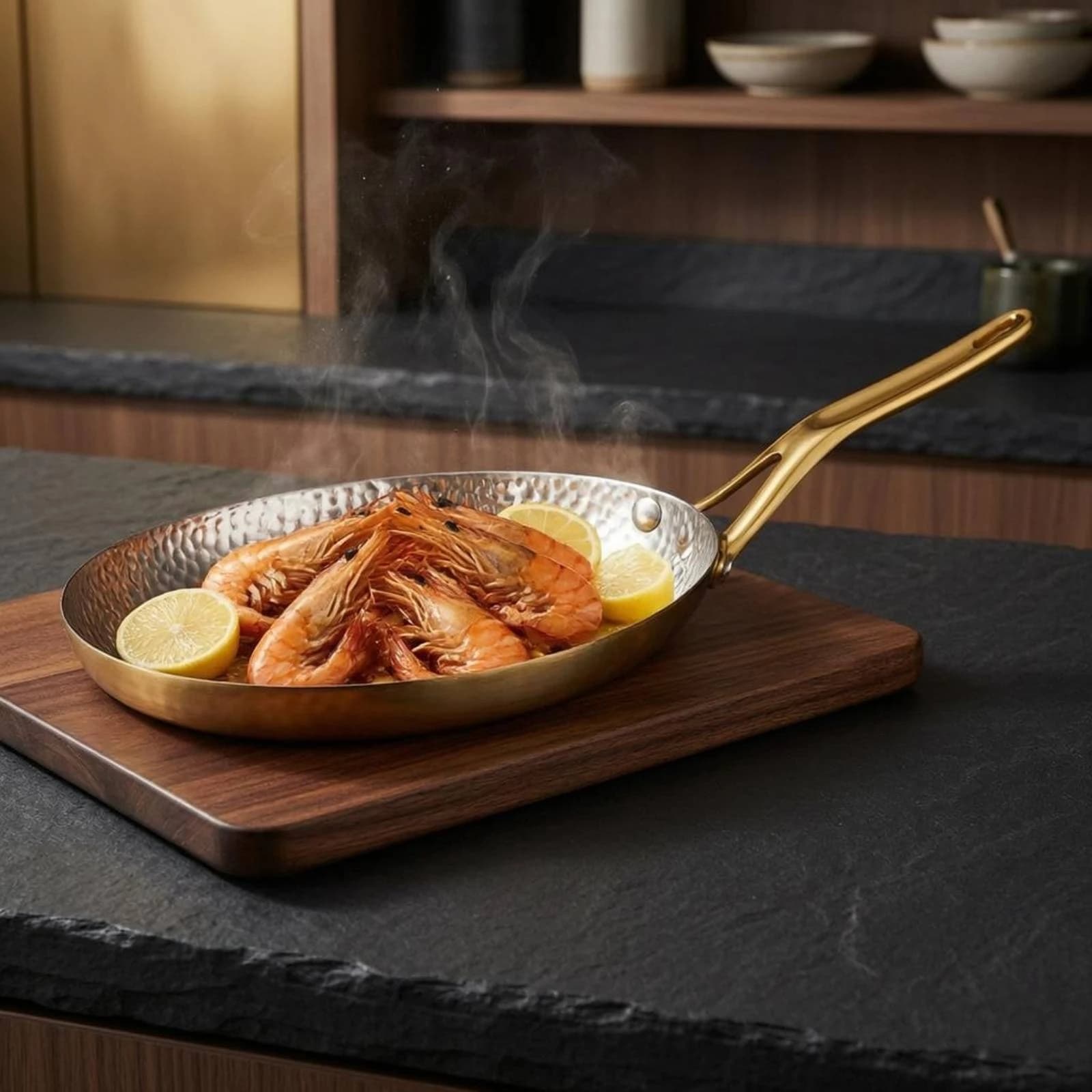 Oval Stainless Steel Pan Bright Shiny Finish Hammered Stainless Steel Pan Metal Tray
