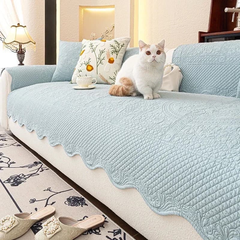 Cotton Universal Sofa Cover Multiple Sizes Luxury Armchairs Sofa Cushion Cover Protector Home Living Room Decoration Gift
