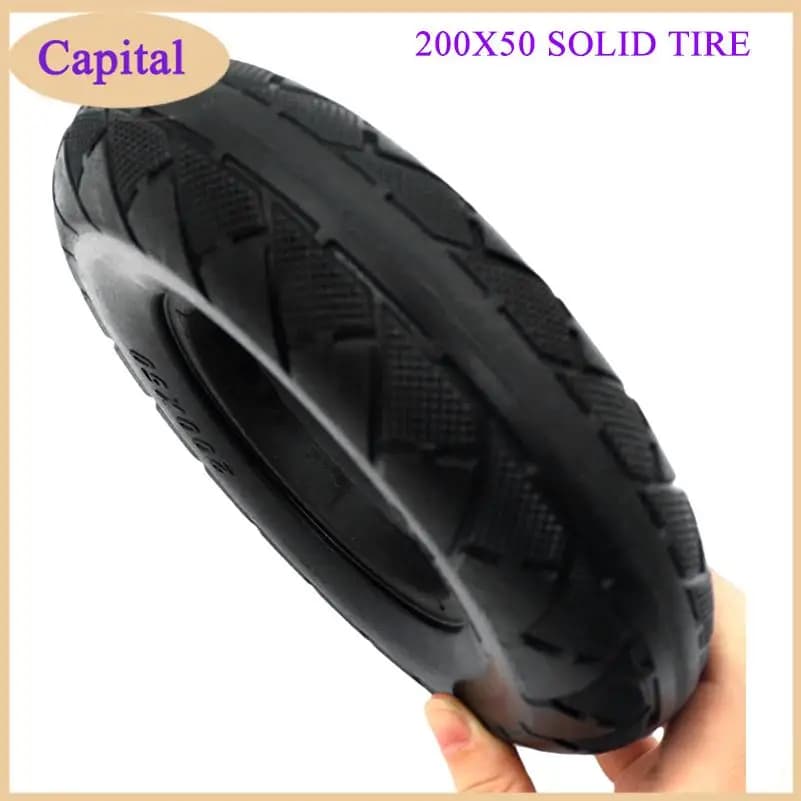 NEW 8 Inch 200X50 Wheels Scooter Solid Tyres Wheels Electric Wheels Hub Non-Pneumatic Tires Part For Scooter Tires tyre tyre
