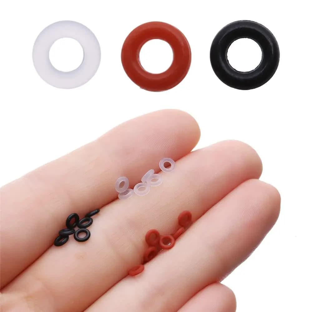 50 Pz/set O-Ring Guarnizione Grip Rondella Caccia Occhielli In Gomma Steli/Voli Freccette Punta di Freccia Broadhead Sostituire Accessori