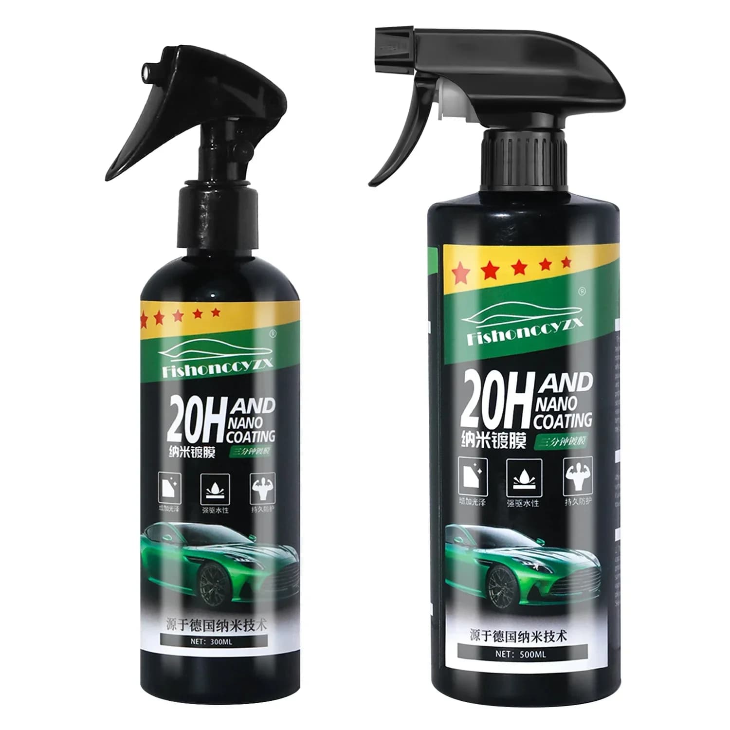 20H Nano Ceramica 500ml Rivestimento per auto Prodotti per dettagli auto Liquido Spray Smalto Cera Pellicola Vernice Cura Kit di protezione Accessori