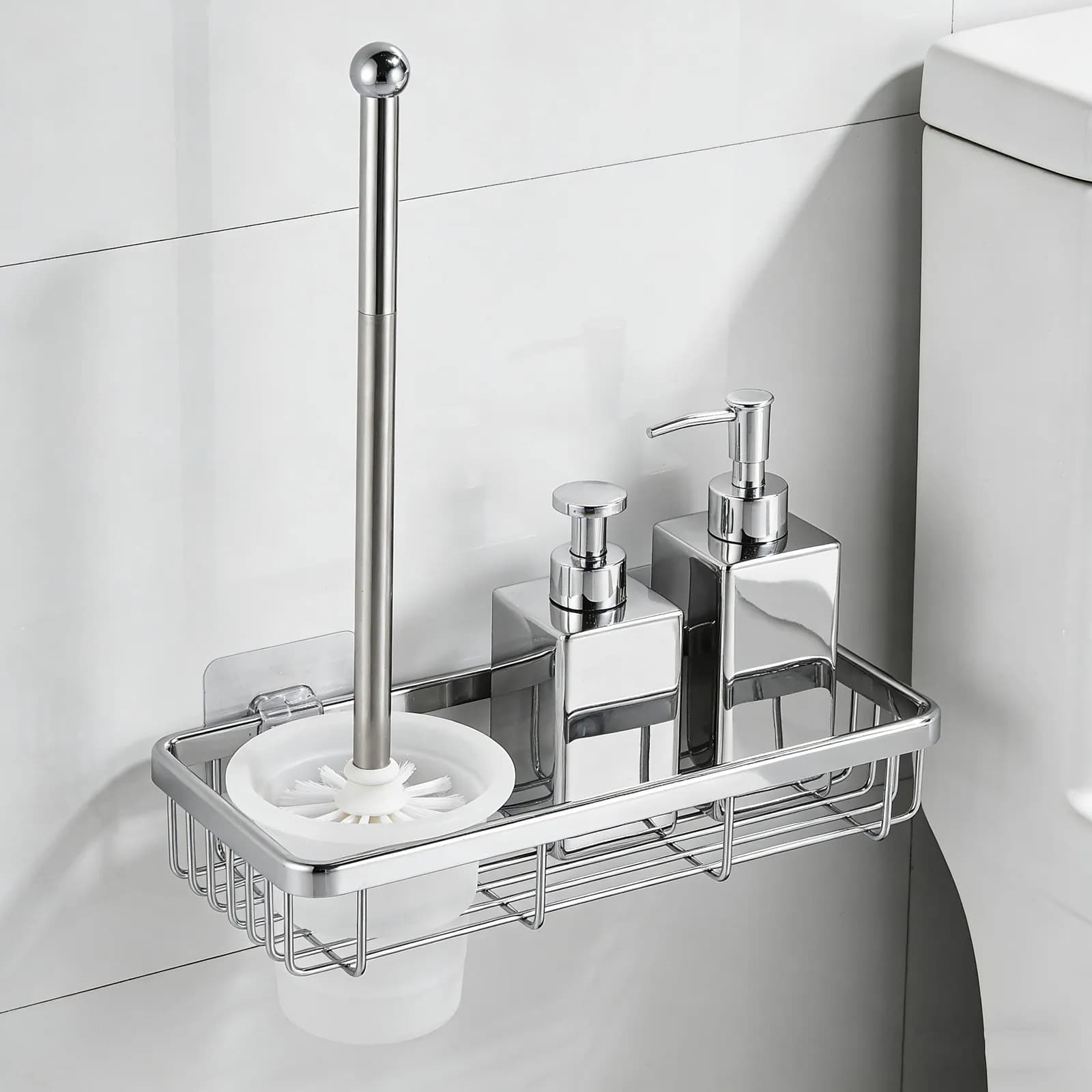 Set di 1 Pezzo: Maniglia di Ricambio in Acciaio Inossidabile per Spazzola WC, Accessorio per Pulizia Bagno, Ricambio Maniglia in Acciaio, Upgrade