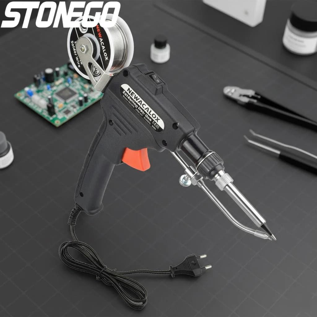Saldatore Portatile a Pistola Automatica per Stagno, Strumento di Riparazione per Saldatura 110V 220V, Stazione di Saldatura a Riscaldamento Interno