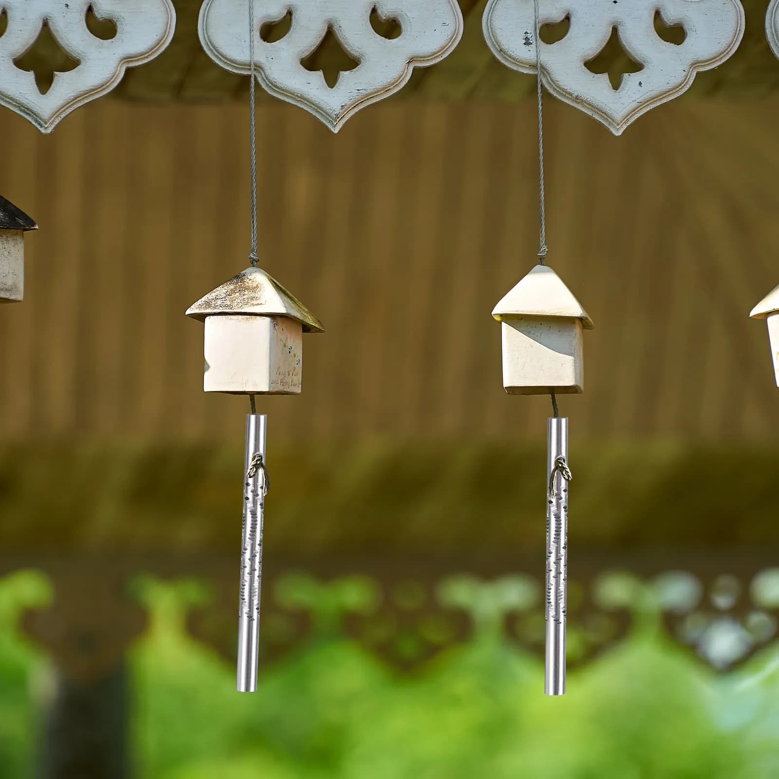 50Pcs Wind Chime Tubes DIY Metal Pipes for Garden Outdoor Patio Yard Decoration Wind Chime Accessories Supplies