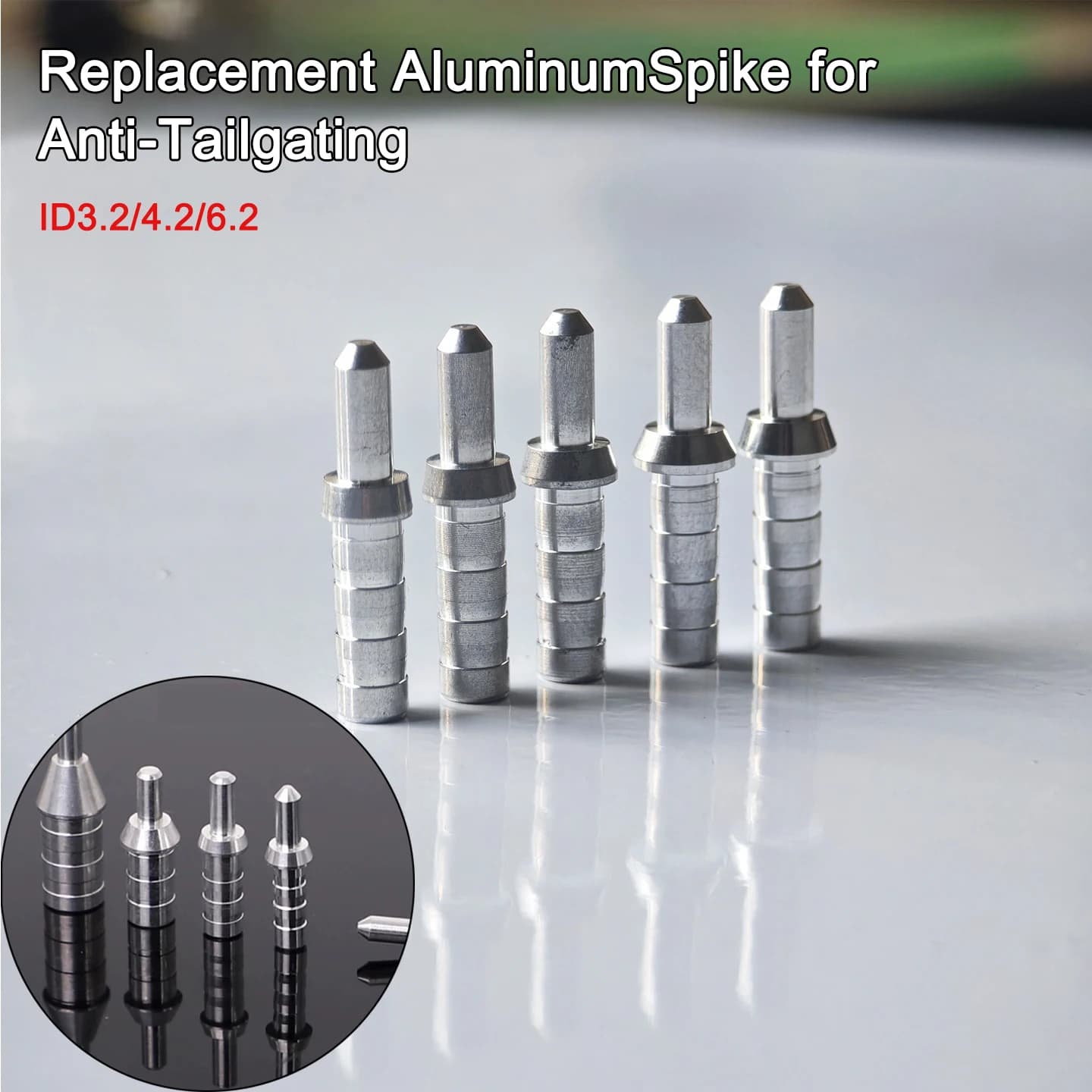 50pcs Aluminum Arrow Nock Pins Fit ID3.2mm Arrow Shaft Archery Accessories for Compound Recurve Bow Shooting