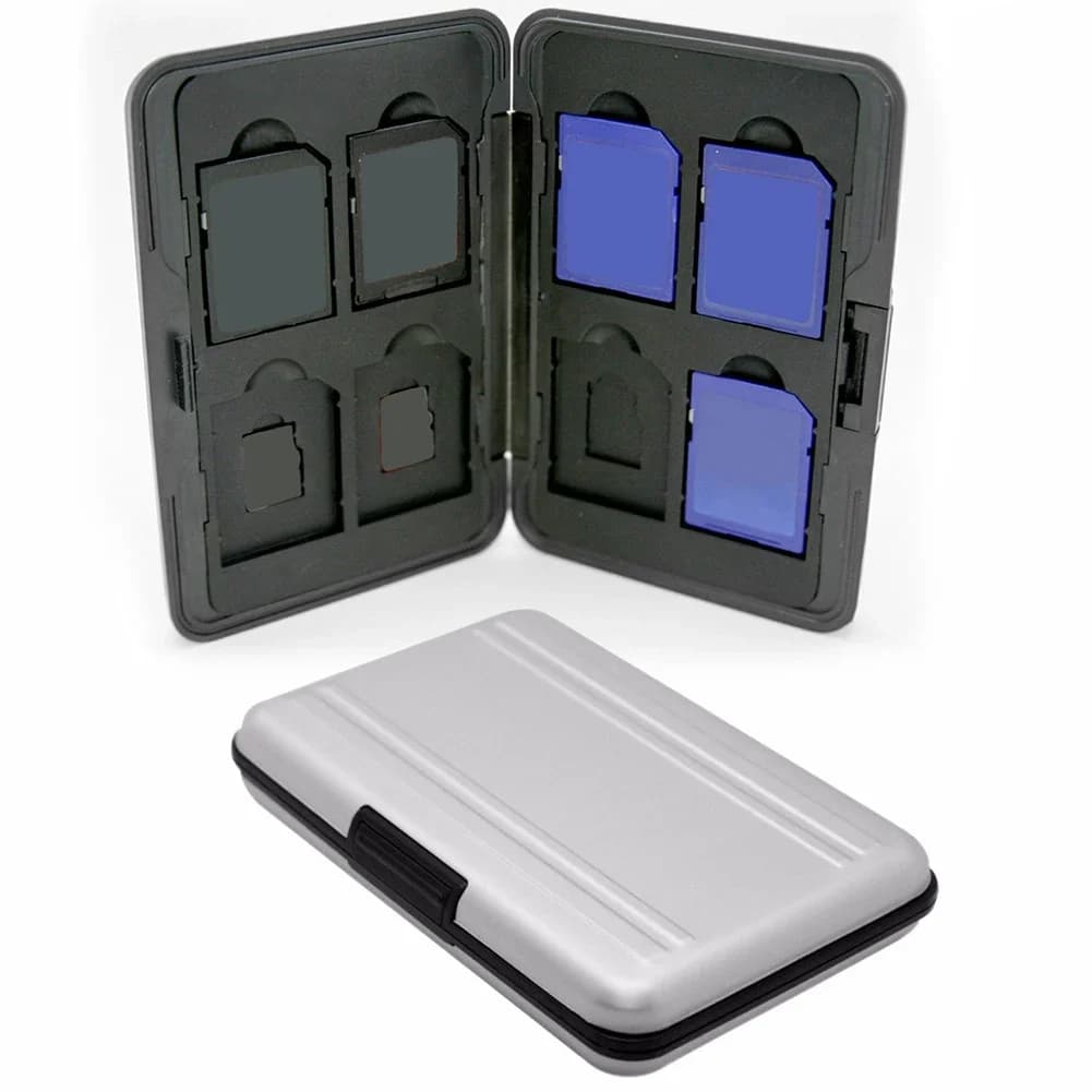 Memory Card Holder Protector Portable Memory Card Storage Box Organizer Small Plastic for Micro SD SDXC