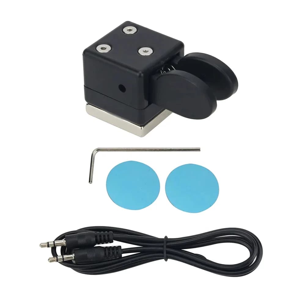 1 Set CW Chiave Ricevitore automatico a onde corte con sedile inferiore magnetico QU-21C ABS Chiave a doppia pala Parti di utensili elettrici